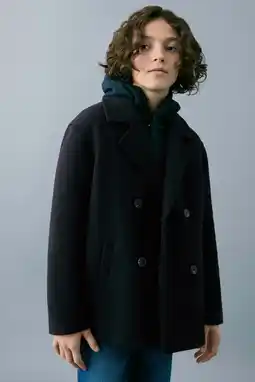 Wehkamp Mango Kids manteljas donkerblauw aanbieding