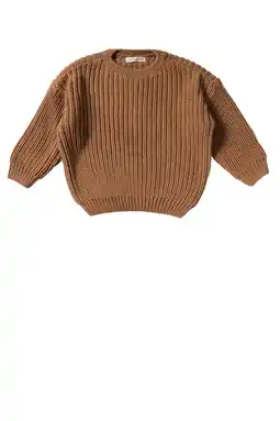 Wehkamp Your Wishes trui bruin grof gebreid aanbieding