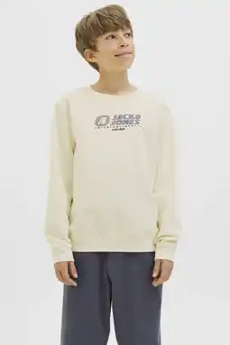 Wehkamp JACK & JONES JUNIOR sweater beige aanbieding