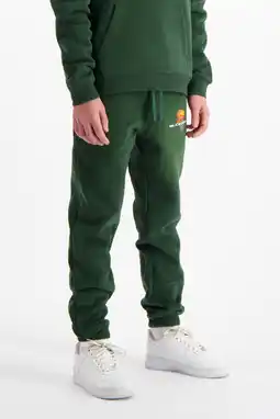 Wehkamp BLACK BANANAS regular cargo broek donkergroen aanbieding