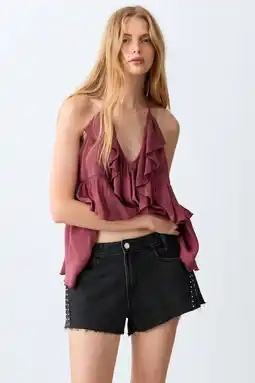 Wehkamp MANGO TEEN short black denim aanbieding