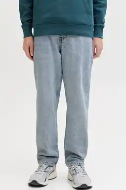 Wehkamp JACK & JONES JUNIOR loose fit jeans baggy jeans light blue denim aanbieding
