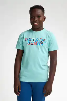 Wehkamp Petrol Industries T-shirt lichtblauw aanbieding