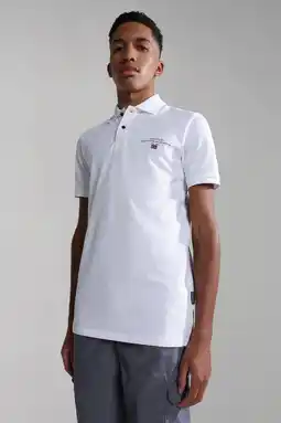 Wehkamp Napapijri polo K ELBAS 5 002 bright white aanbieding