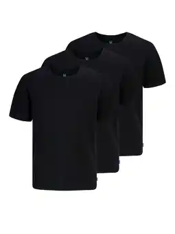 Wehkamp JACK & JONES JUNIOR T-shirt - zwart (set van 3) aanbieding