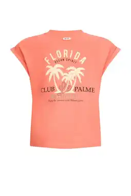 Wehkamp Retour Jeans T-shirt koraaloranje aanbieding