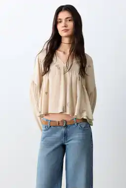 Wehkamp MANGO TEEN blousetop beige aanbieding