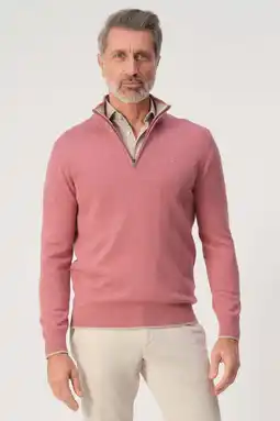 Wehkamp Campbell pullover fijn gebreid roze aanbieding