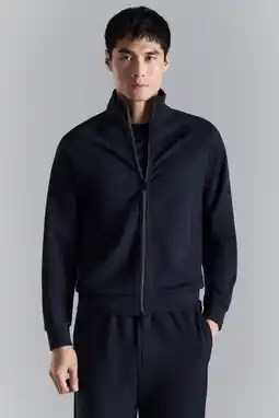 Wehkamp Mango Man sweatvest donkerblauw aanbieding
