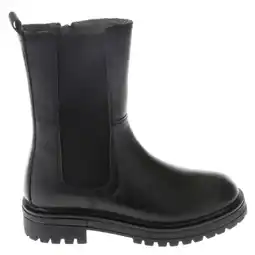 Wehkamp Red Code leren laarzen zwart aanbieding