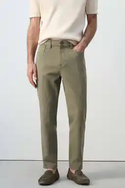 Wehkamp Mango Man tapered jeans groen aanbieding