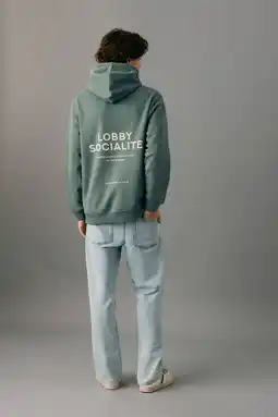Wehkamp MANGO TEEN hoodie met backprint groen aanbieding