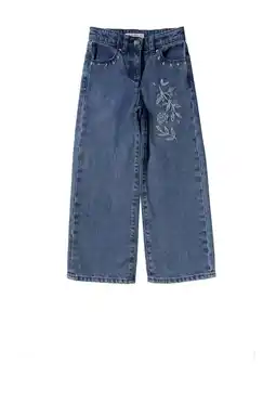 Wehkamp Your Wishes wide leg wide leg jeans medium blue denim aanbieding