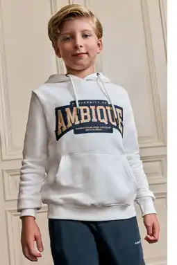 Wehkamp Ambique hoodie ecru aanbieding