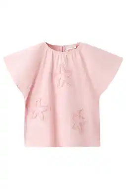 Wehkamp Mango Kids T-shirt lichtroze aanbieding