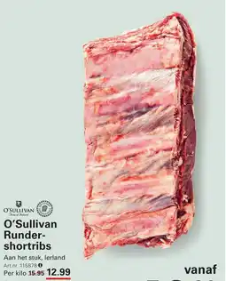 Sligro O'Sullivan Rundershortribs aanbieding