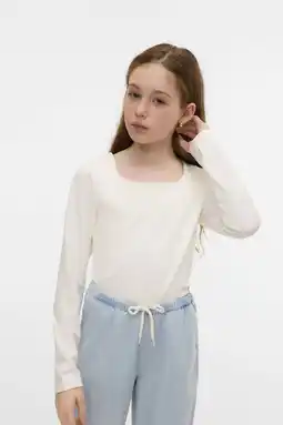 Wehkamp VERO MODA GIRL blousetop wit aanbieding