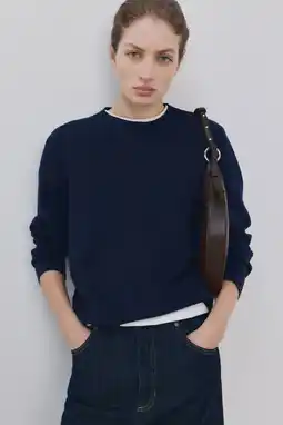 Wehkamp Mango pullover marineblauw aanbieding