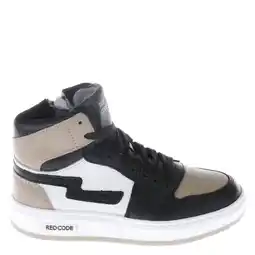 Wehkamp Red Code leren sneakers taupe multi aanbieding