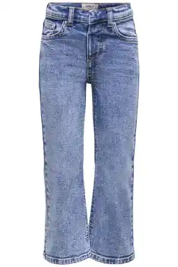 Wehkamp KIDS ONLY MINI KMGJUICY wide leg jeans light blue denim aanbieding