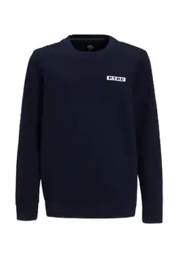 Wehkamp Petrol Industries sweater marineblauw aanbieding