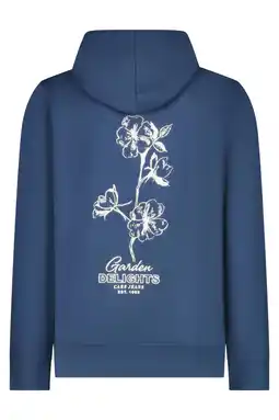 Wehkamp Cars hoodie met backprint donkerblauw aanbieding