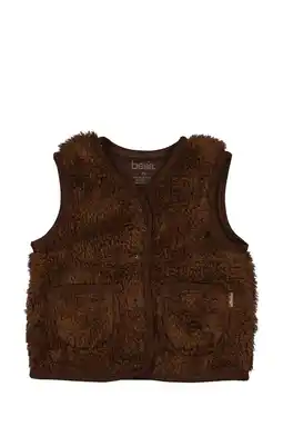 Wehkamp BESS teddy bodywarmer bruin aanbieding
