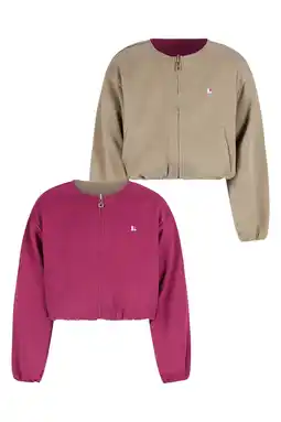 Wehkamp Like Flo Young reversible jas lente bruin aanbieding