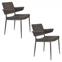 Wehkamp Dutchbone eetkamerstoel (set van 2) Portland aanbieding