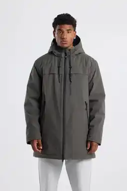 Wehkamp America Today winterjas grijsgroen aanbieding