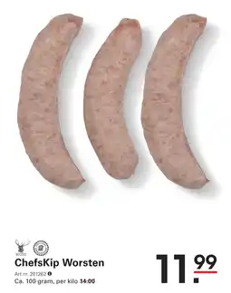 Sligro Chefskip Worsten aanbieding
