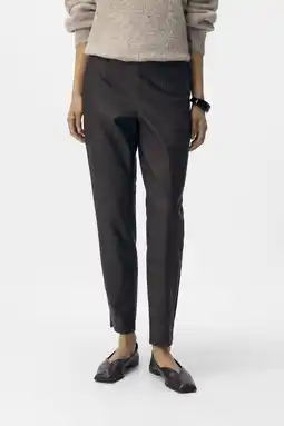 Wehkamp OBJECT regularwaist coated broek aanbieding