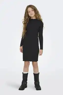 Wehkamp KIDS ONLY GIRL midi jurk zwart aanbieding