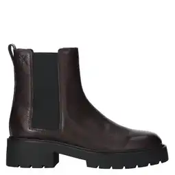 Wehkamp Calvin Klein leren chelseaboots bruin aanbieding