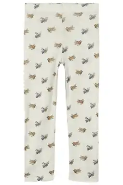 Wehkamp LIL' ATELIER MINI slim legging met wol wit aanbieding