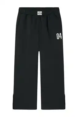 Wehkamp NAME IT KIDS wide leg joggingbroek zwart aanbieding