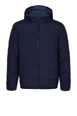 Wehkamp Timberland gewatteerde jas Garfield met logo blauw aanbieding