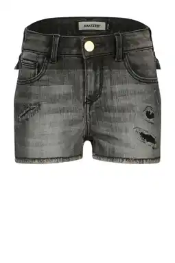 Wehkamp Raizzed regular denim short grey denim aanbieding