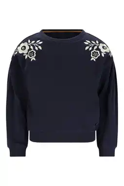 Wehkamp Like Flo sweater donkerblauw aanbieding