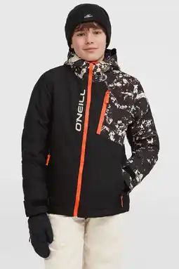Wehkamp O'Neill ski-jas FWC'Cruz Block zwart/beige aanbieding