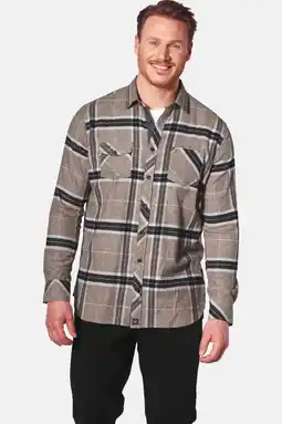 Wehkamp Jan Vanderstorm casual overhemd bruin aanbieding