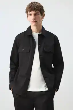 Wehkamp Mango Man overshirt zwart aanbieding