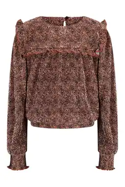 Wehkamp NONO blousetop bruin aanbieding