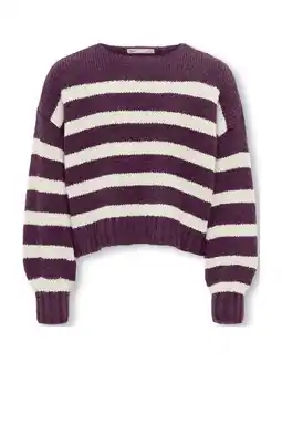 Wehkamp KIDS ONLY GIRL trui paars gebreid aanbieding