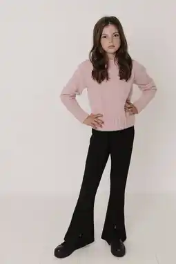 Wehkamp Frankie&Liberty flared casual broek zwart aanbieding
