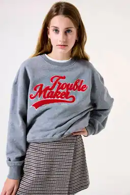 Wehkamp Garcia sweater grijs melange aanbieding