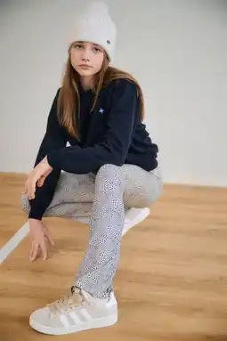 Wehkamp NoBell’ sweater met backprint donkerblauw aanbieding