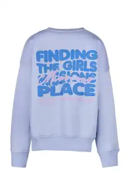 Wehkamp Cars sweater met backprint blauw aanbieding