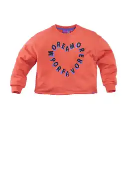 Wehkamp Z8 kids longsleeve Nowella oranje aanbieding