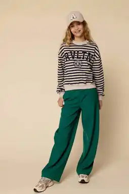 Wehkamp LOOXS 10sixteen casual broek groen aanbieding